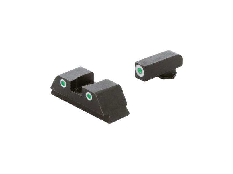 AMERIGLO Classic Series - Three-Dot Tritium Design Glock Set - Fits Gen 1-4 10mm/.45/.357Gen 1-4 10mm/.45/.357