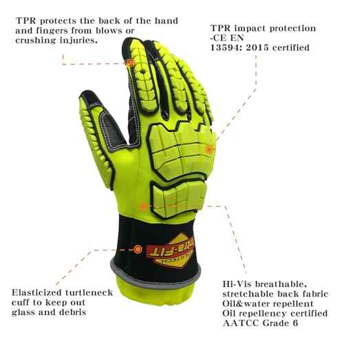 Heavy-duty Rescue Extrication Glove EN388:2016 Certification, Super Dexterity and Ultra Durability