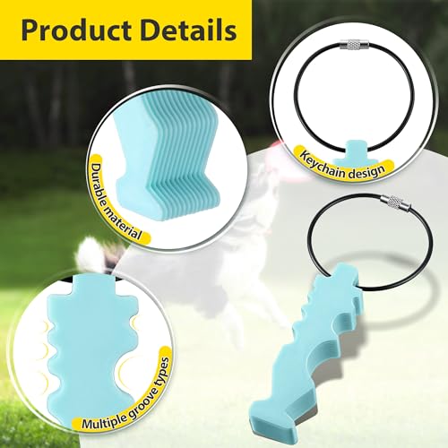 Disc Golf Repair Tool - Edge Smoothing Maintenance Accessory - Light Blue
