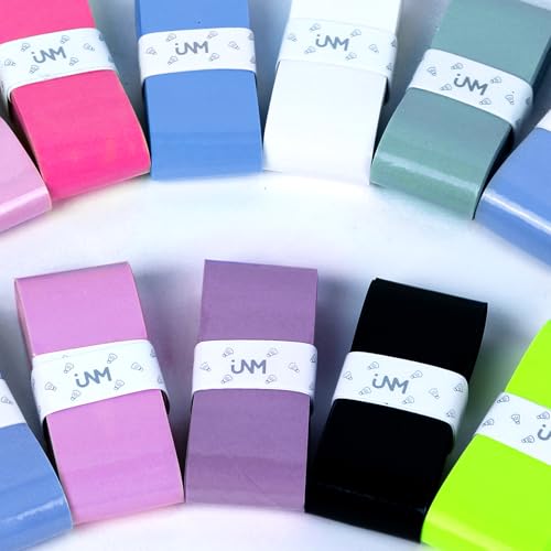 Black Tennis Racket Grip Tape - 10 Pack Anti-Slip Overgrip