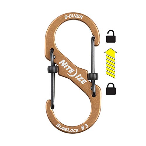 Locking Carabiner S-Biner SlideLock - Aluminum Dual Locking Clip