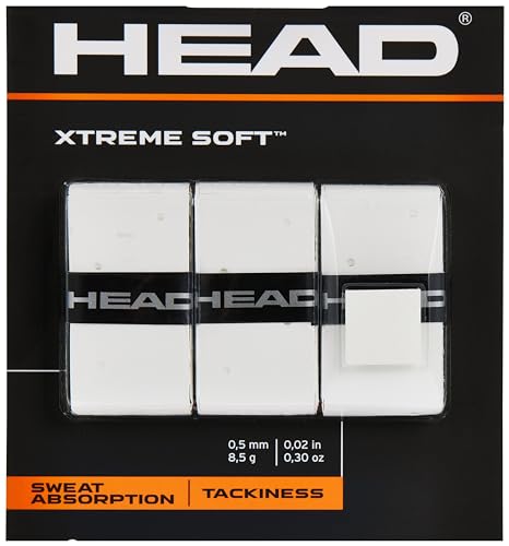 Xtreme Soft Overgrip - 3-Pack White Tennis Grip