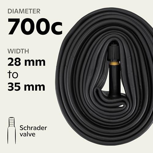 Schwinn 700c x 28-35mm Inner Tube with Schrader Valve – Replacement Tire Tube