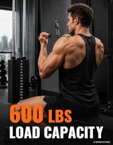 Non-Slip Tricep Bar Cable Attachment for Home Gym Workouts