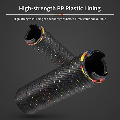 ROCKBROS Rainbow Double Lock Bike Handlebar Grips - Comfortable & Durable