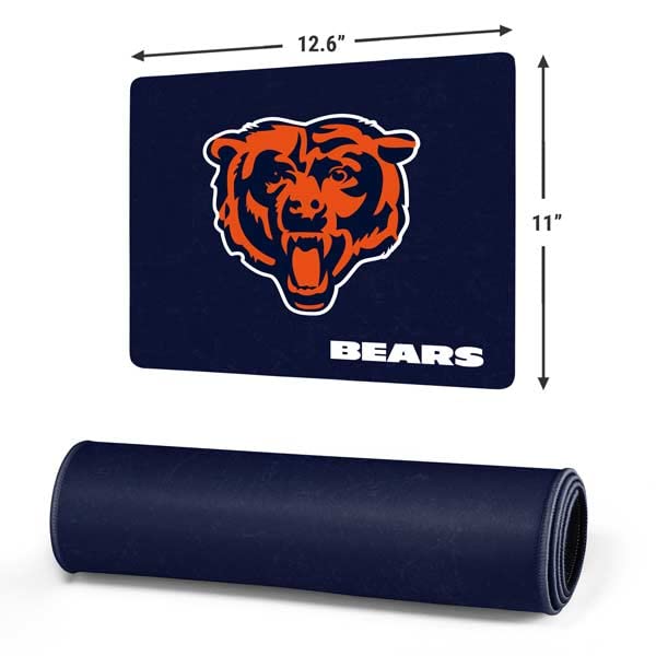 Gaming Mouse Pad - Chicago Bears Design, 12.6" x 11" - Waterproof & Non-Slip