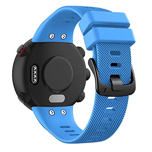Silicone Sport Watch Band for Forerunner 45 and Swim 2 - Sky Blue