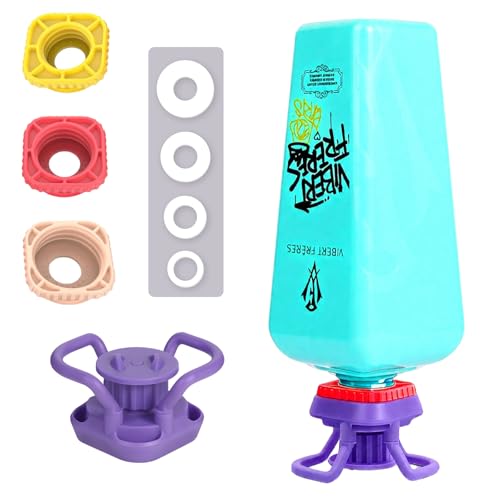 ARKNOAH 3 Pack Bottle Emptying Kit for Household Plastic Bottles – Universal Fit