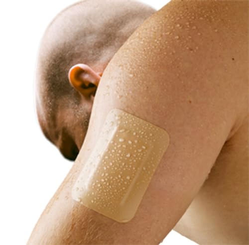 Waterproof Adhesive Gauze Pads - Cushioned Protection, 4 Count