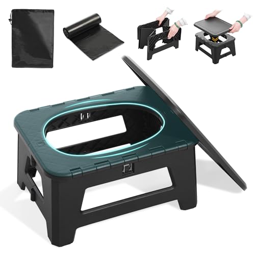In-car Portable Toilet Collapsible Potty 15x13x3 Emergency Bathroom