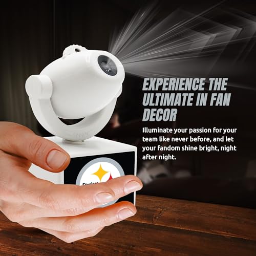 Pittsburgh Steelers LED Mini Spotlight Projector - 6 Designs