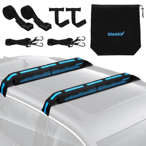 Universal Soft Roof Rack - Complete Luggage Carrier Kit for Kayaks & Surfboards