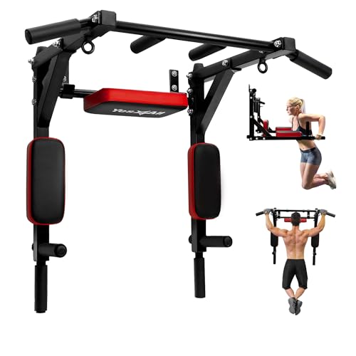 Multifunctional Wall Mounted Pull Up Bar - 2-in-1 Gym Equipment