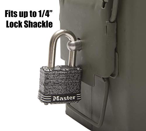 Lock Kit for Steel Ammo Cans - 1 Count, Fits 50 Cal & More