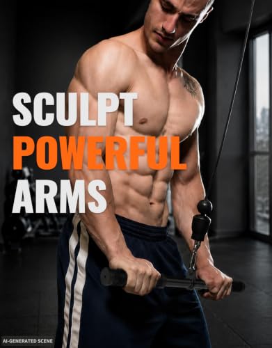 Non-Slip Tricep Bar Cable Attachment for Home Gym Workouts