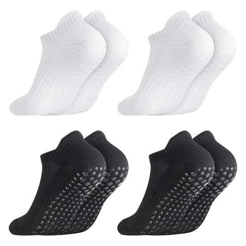 Non-Slip Terry Cotton Yoga Socks for Men - Cushioned Grip for Martial Arts