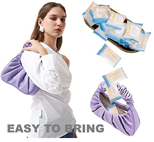 Extra Large Disposable Washcloths - 23.6" x 11.8" Cotton Towels for Travel