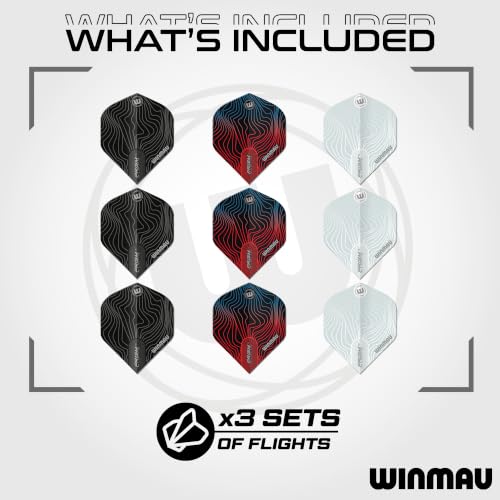 Dart Flight Packs - 3 Sets of Solar Design Flights - Mixed