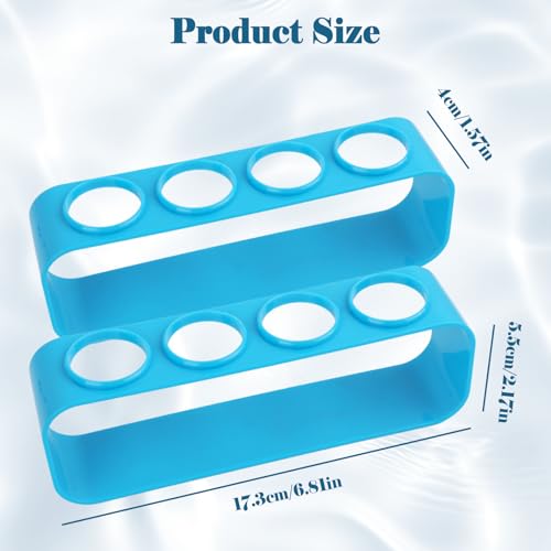 2-Pack Cirkul Flavor Cartridge Holders - Blue Acrylic Storage