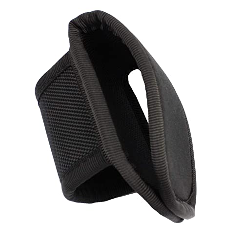 Nylon Flashlight Holder Pouch for D Cell Lights - Black