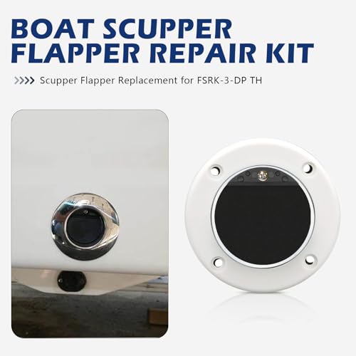 Boat Scupper Flapper Repair Kit - 1.5" & 1.75" Valves