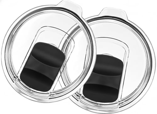 20 oz Tumbler Lid Replacement – Magnetic Slider, Spill-Proof, BPA-Free