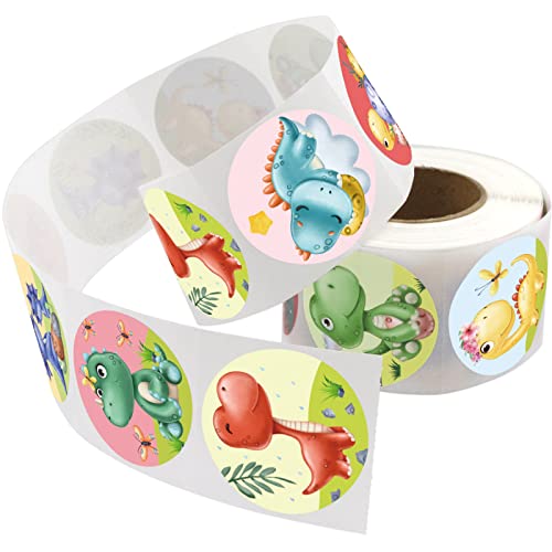500-Piece Baby Dinosaur Sticker Set - Cute Decorative Labels for Kids