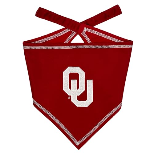 Oklahoma Sooners Dog Bandana - Size Large/X-Large