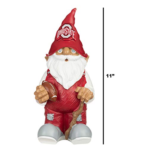 NCAA Ohio State Buckeyes Garden Gnome - 11.5 Inch Collectible