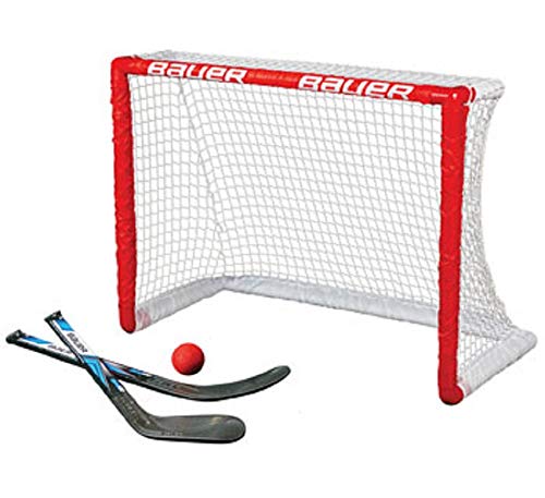 Mini Hockey Goal Set - 30.5 x 23-Inch - Red