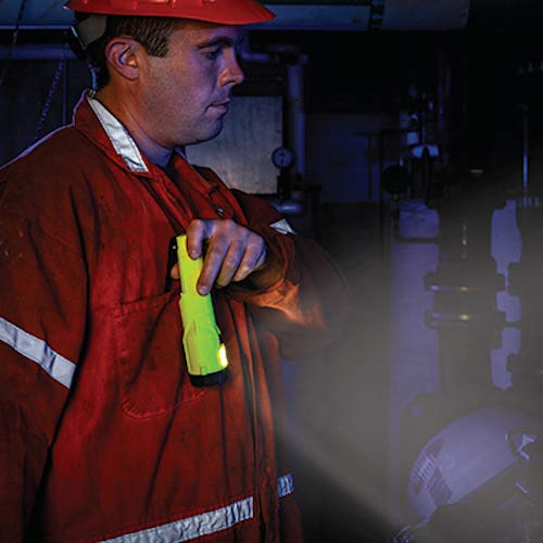 Streamlight 68751 Dualie 3AA 140-Lumen Intrinsically Safe Industrial Flashlight with Spot/Flood Without Batteries, Yellow