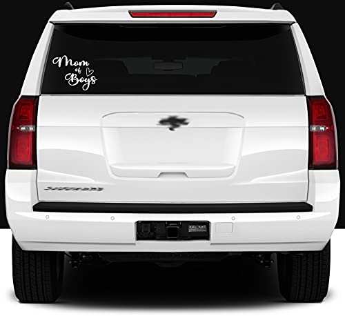 Mom of Boys Vinyl Sticker - Waterproof Decal for Car & Laptop