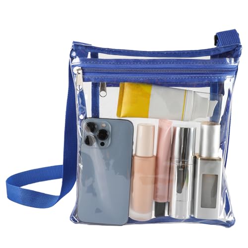 Clear Stadium Event Bag for Women - Blue
