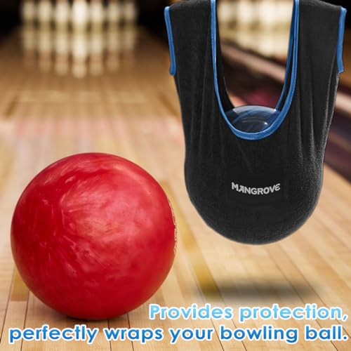 Bowling Ball Polisher with Microfiber Towel - Black