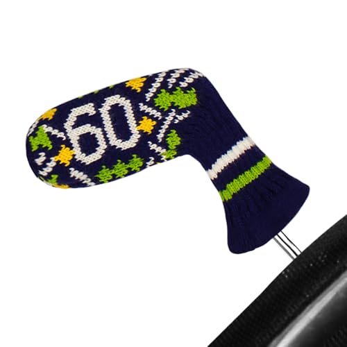 Knitted Golf Iron Head Covers - 7-Piece Set - Winter Jasmine Pattern