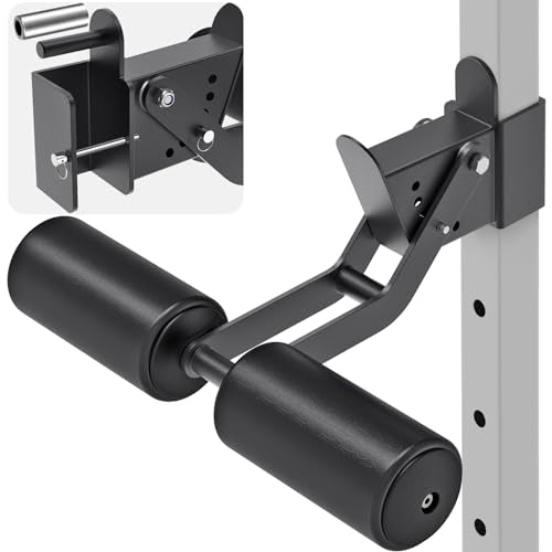 Adjustable Nordic Curl Attachment for 2" x 2" Power Rack - Premium Leather