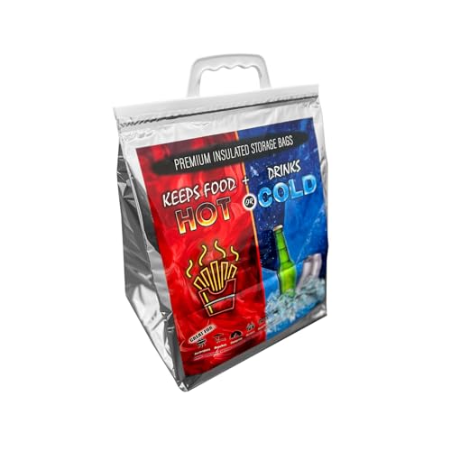 ICE N Cold Insulated Cooler Bag - Medium Reusable Food & Beverage Tote