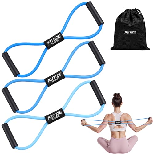 Figure 8 Resistance Bands with Handles - 1 Blue - Home Gym Equipment