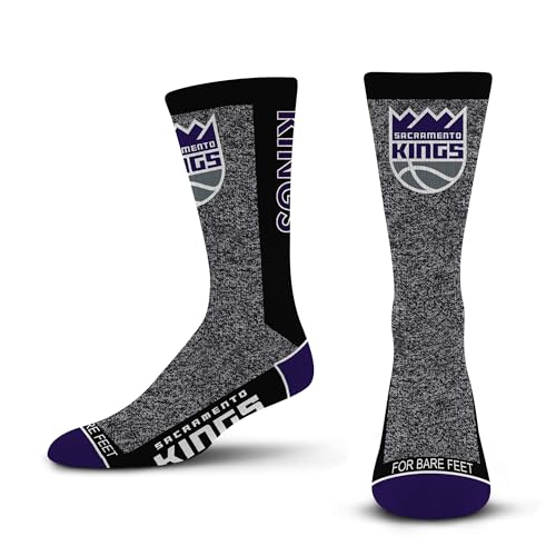 Marble MVP Crew Socks - Sacramento Kings - Large