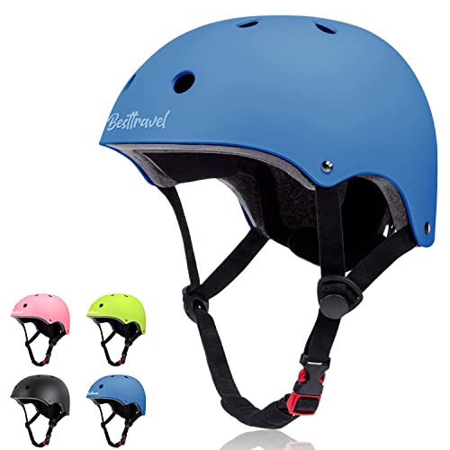 Kids Adjustable Bike Helmet for Ages 3-8 - Blue