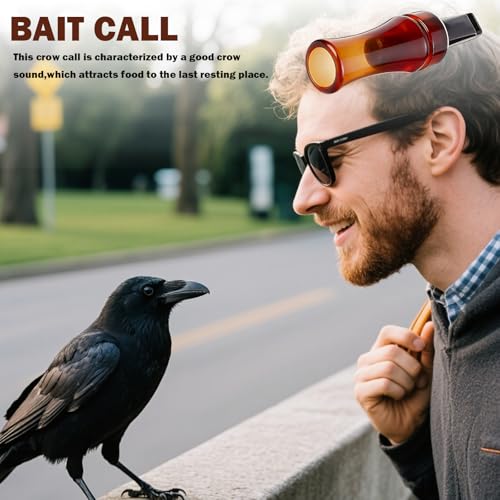 Realistic Crow Call Whistle for Hunting and Wildlife Observation