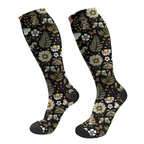 Compression Mushroom Socks for Circulation - Travel & Nursing