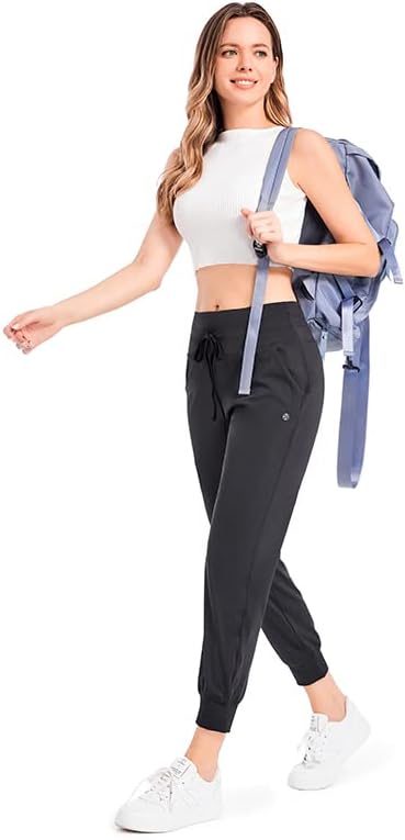 Skiennix Women's Joggers - Lightweight Athletic Sweatpants with Pockets | Tapered Casual Pants for Workout & Lounge