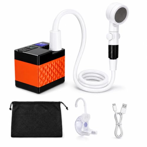 Portable Camping Shower with 5200mAh Battery & 4 Spray Modes