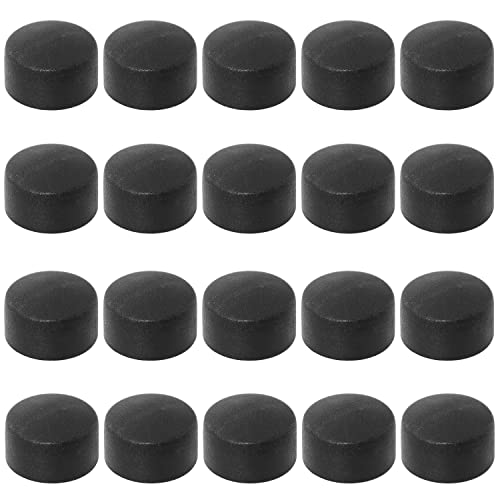 20-Pack Foosball End Caps - Rubber Safety Protectors for Table Rods