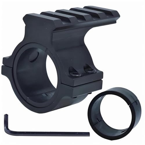 Tactical Scope Mount Ring Adapter with Picatinny Rail - 1 Pack