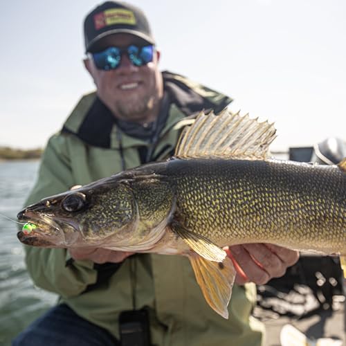Short Shank Tungsten Fishing Jig for Walleye - Silver, 1/4 Oz