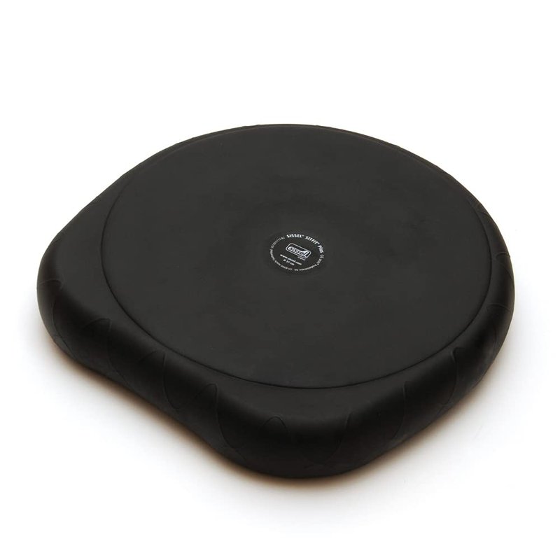 SISSEL SITFIT Plus | Active & Dynamic Sitting | 2-in-1 Function | Adjustable Pressure | Black, 14.5 in | Strengthens Back Muscles | Includes Pump & Exercise Poster