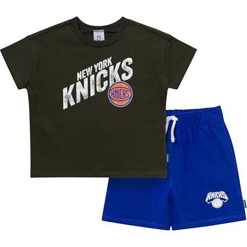 NBA Team T-Shirt & Shorts Set for Baby Boys - New York Knicks 5T