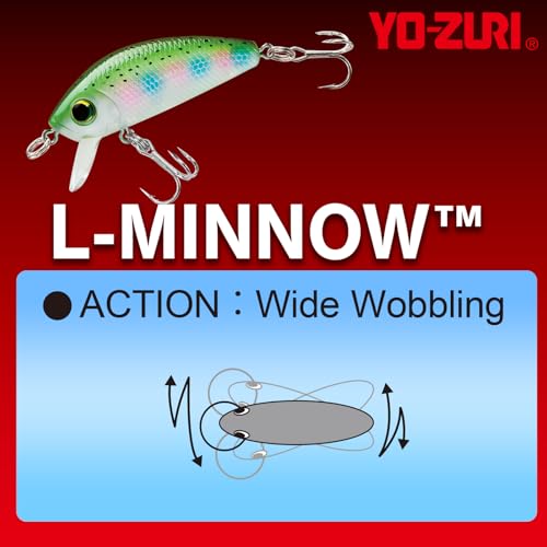 Sinking Fishing Lure - Yo-Zuri L-Minnow 1.375 Inch - Blue/Black